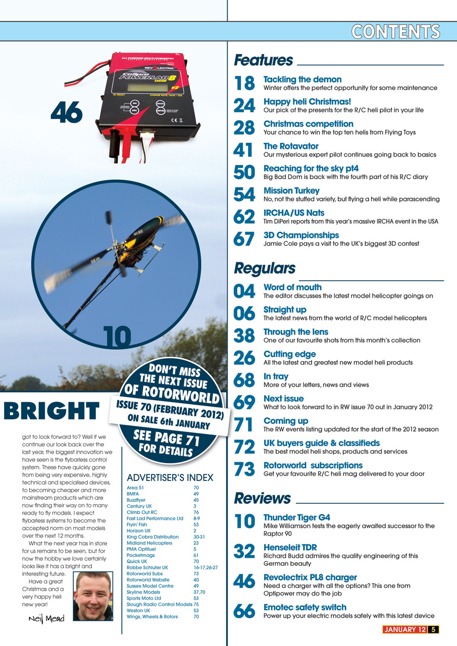 Radio Control Rotor World Preview Pages