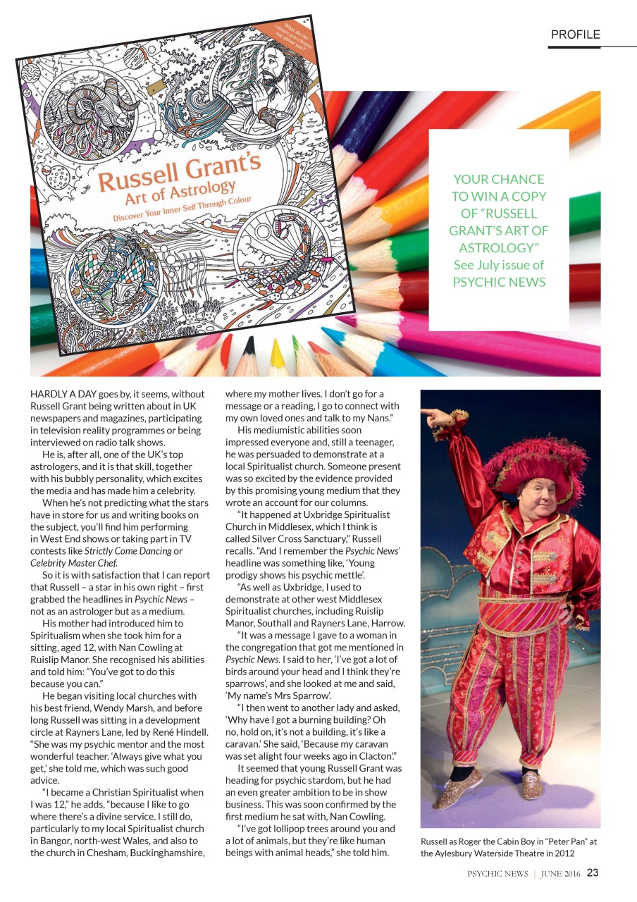 Psychic News Preview Pages