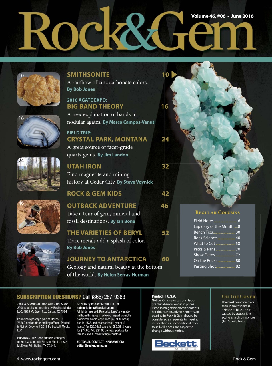 Rock&Gem Magazine Preview Pages