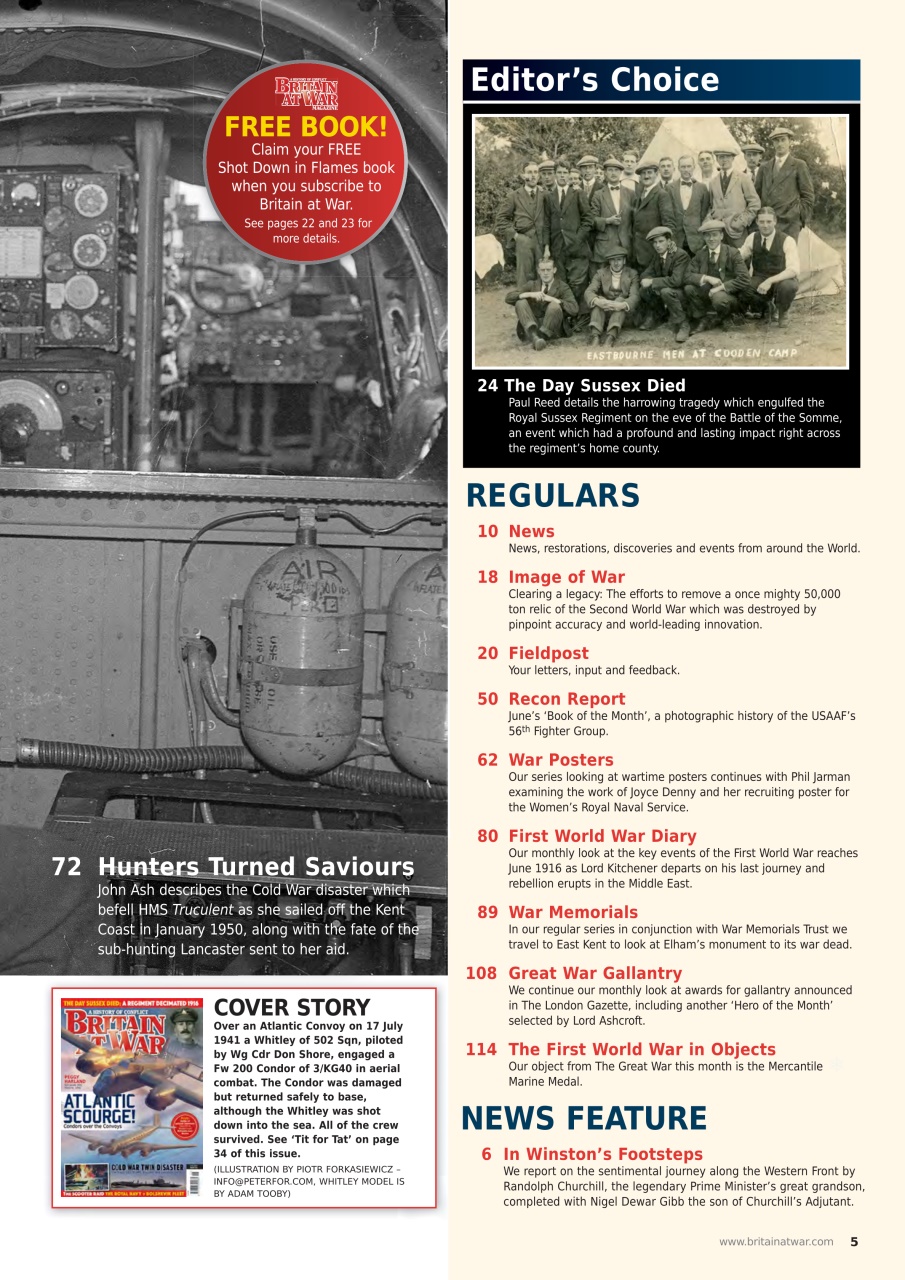 Britain at War Magazine Preview Pages