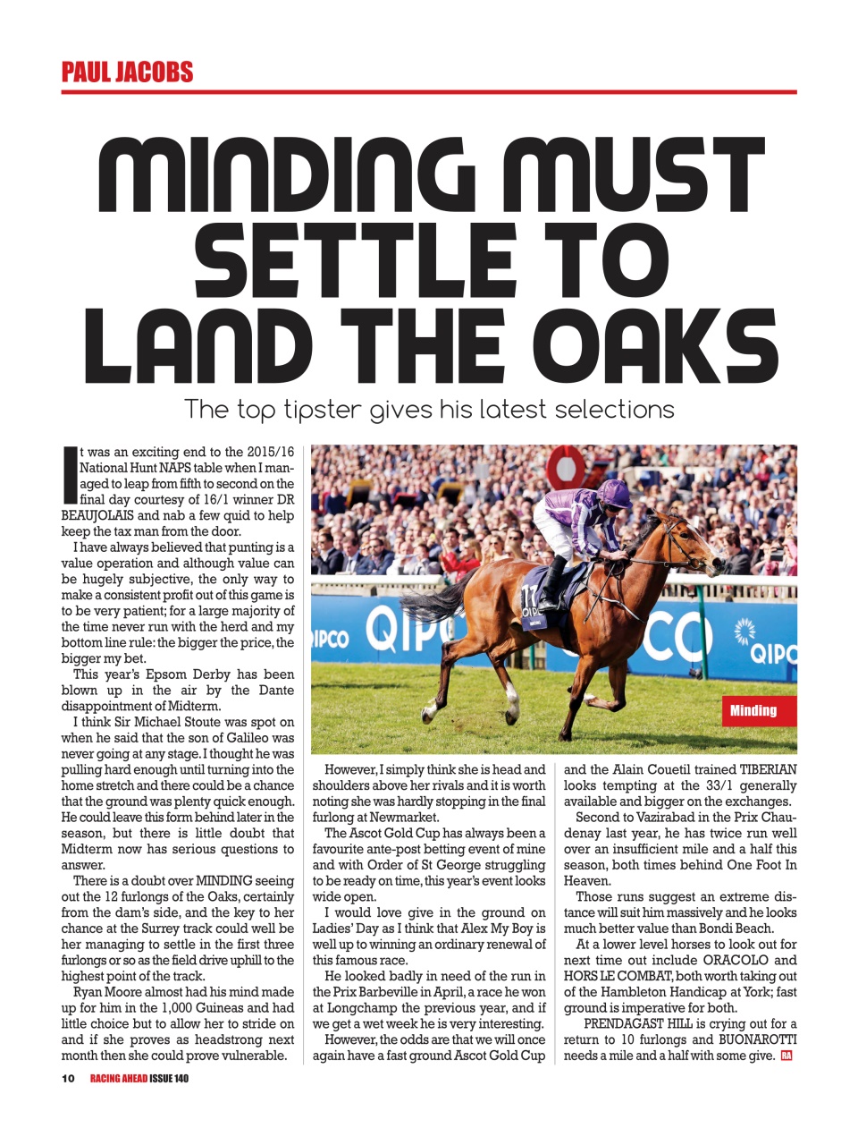 Racing Ahead Preview Pages