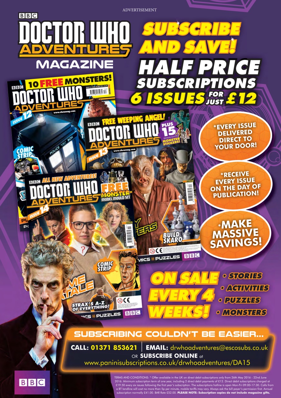 Doctor Who Adventures Magazine Preview Pages