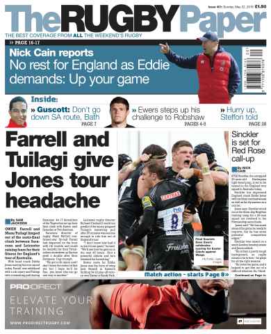 The Rugby Paper issue 22nd May 2016