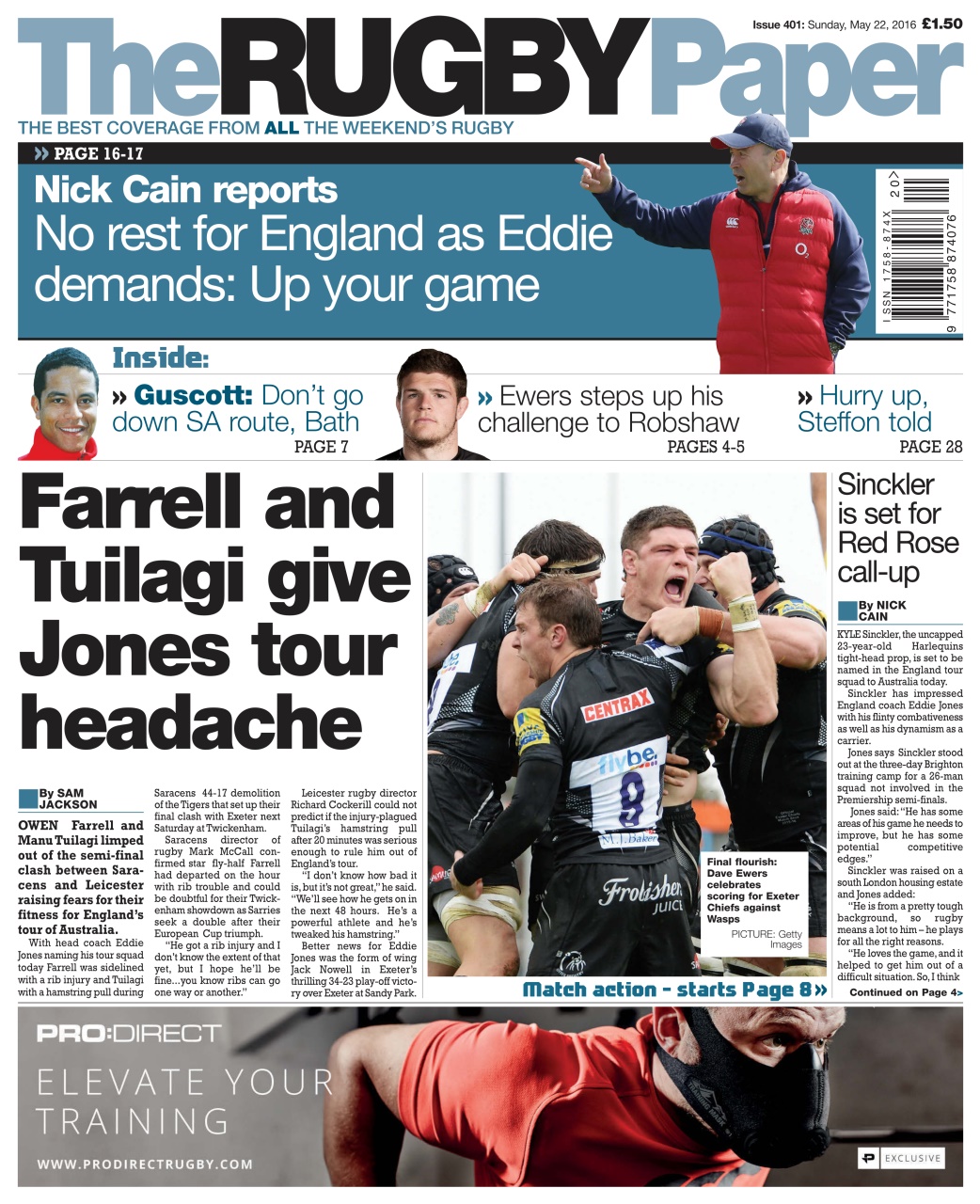 The Rugby Paper Preview Pages