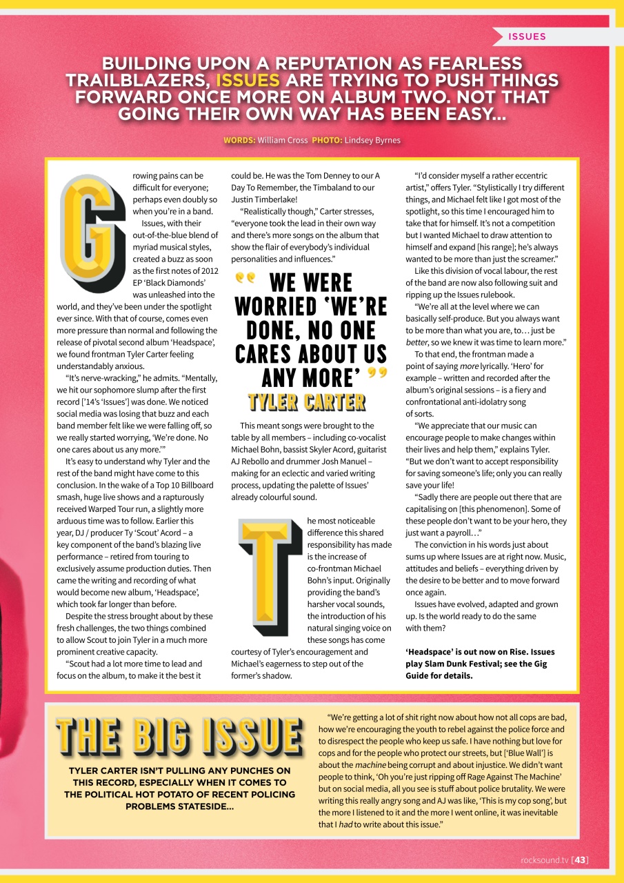 Rock Sound Magazine Preview Pages