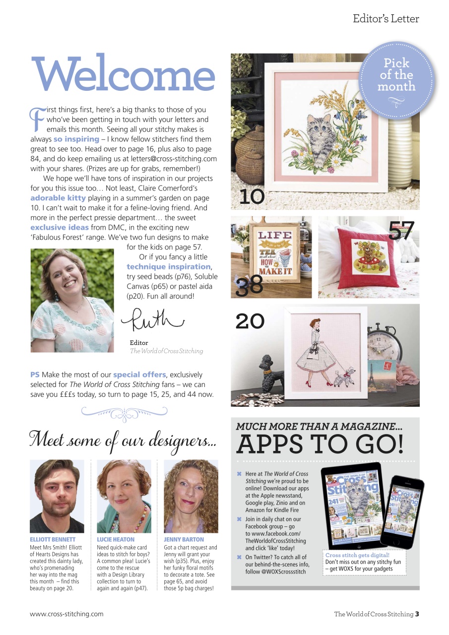 The World of Cross Stitching Preview Pages