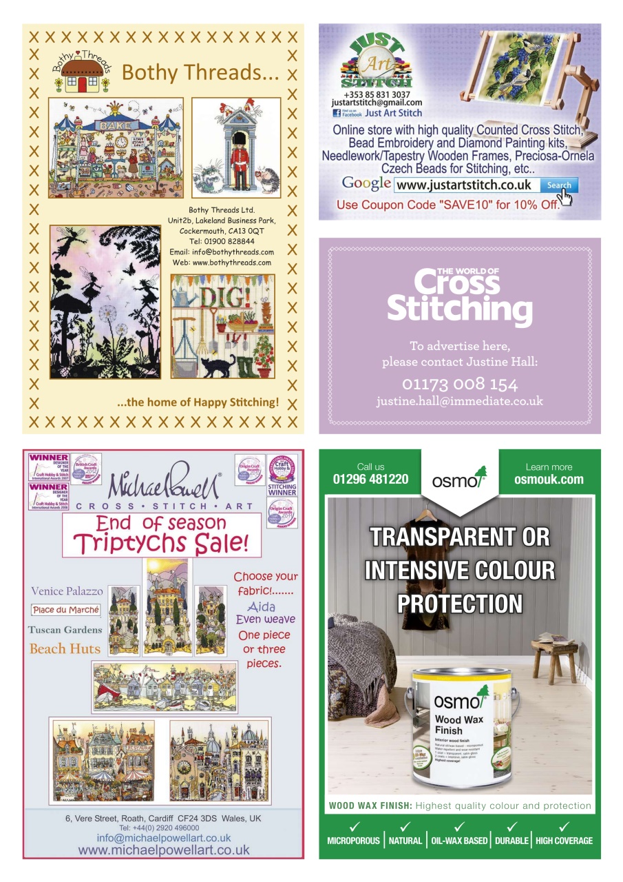 The World of Cross Stitching Preview Pages