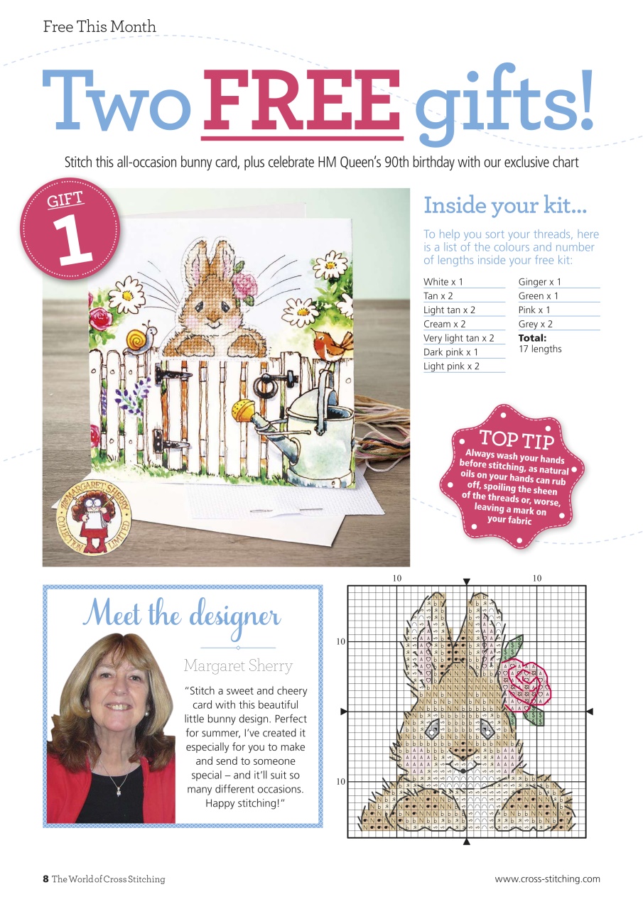 The World of Cross Stitching Preview Pages