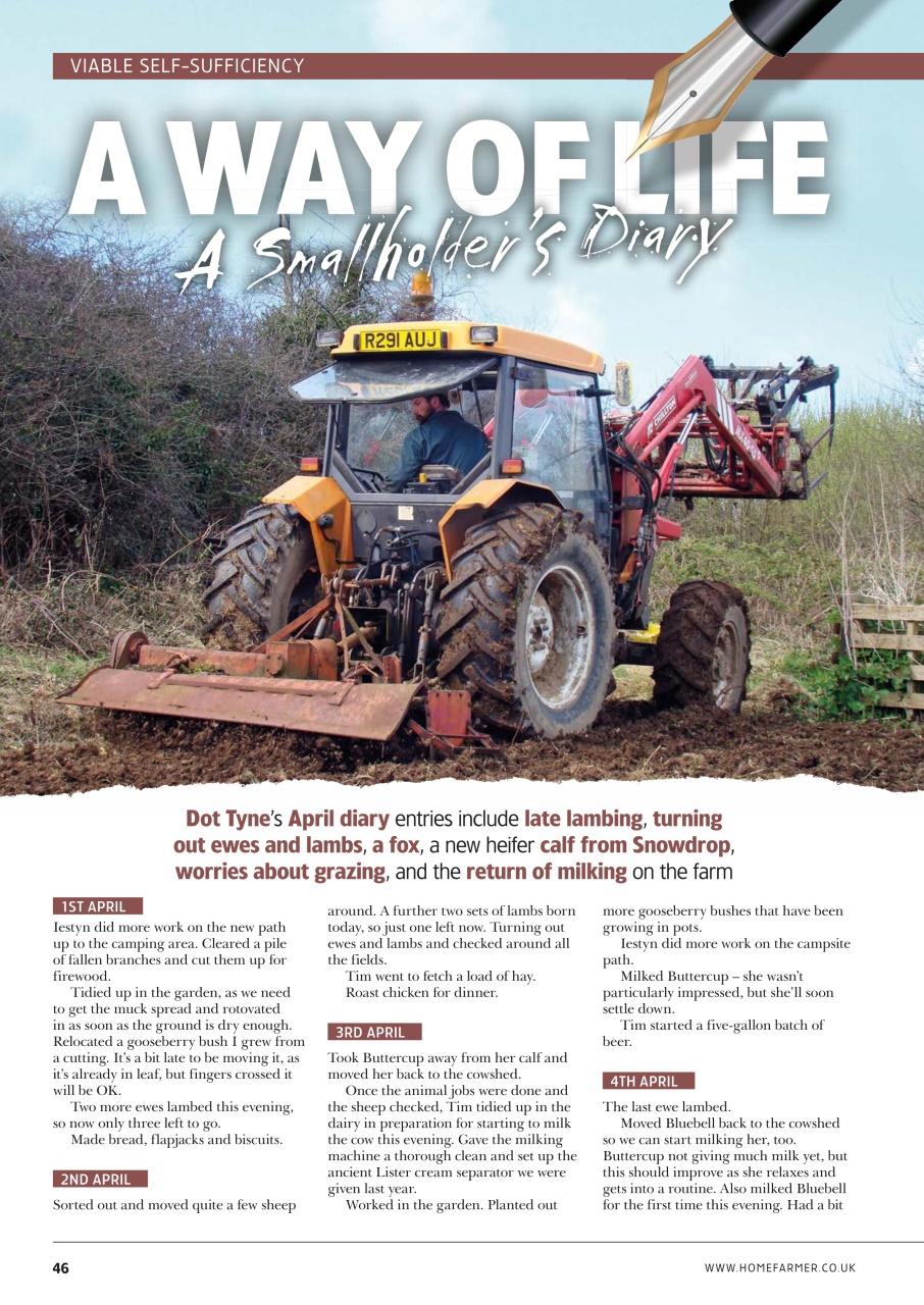 Home Farmer Magazine Preview Pages