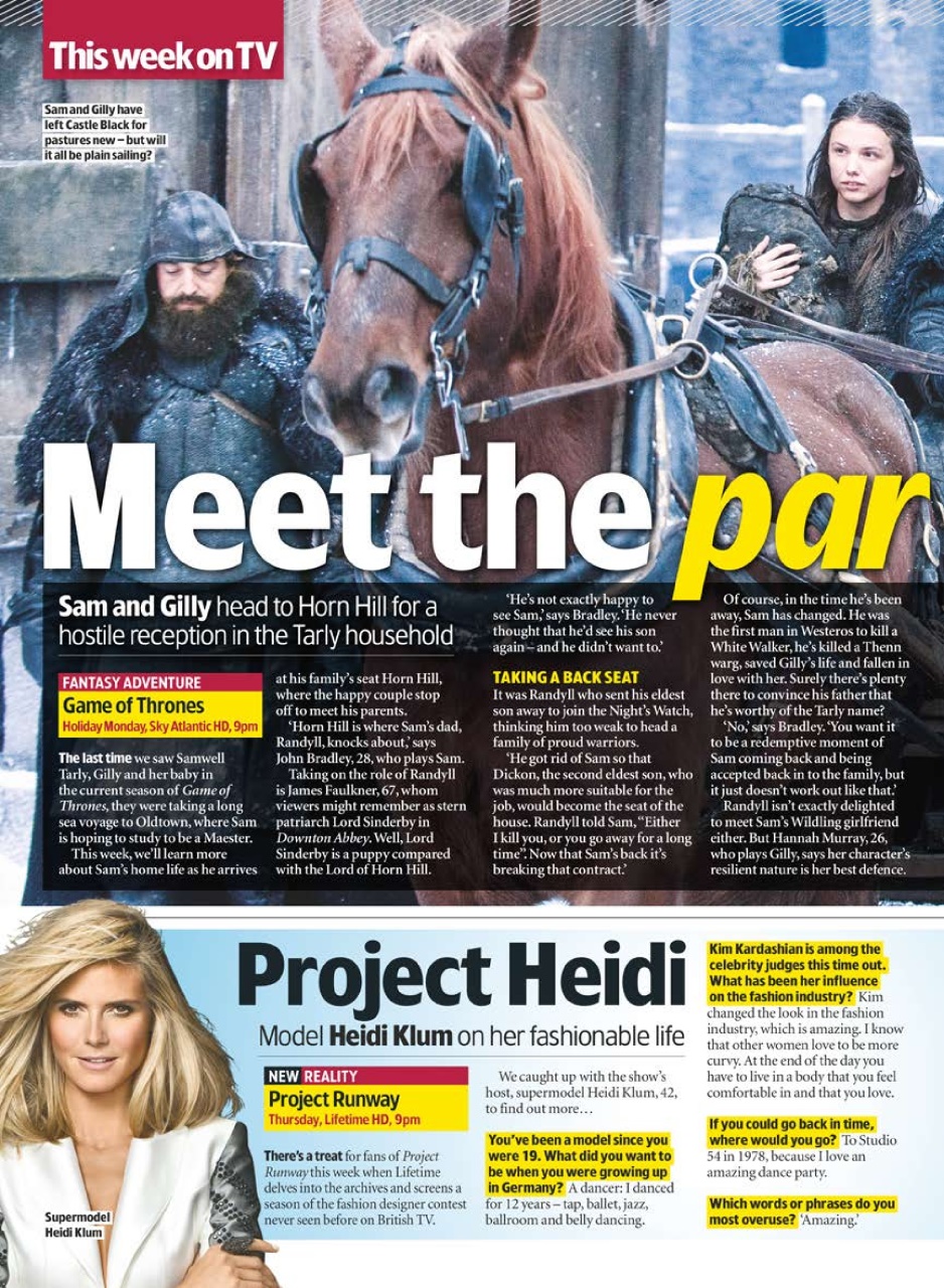 TV & Satellite Week Preview Pages