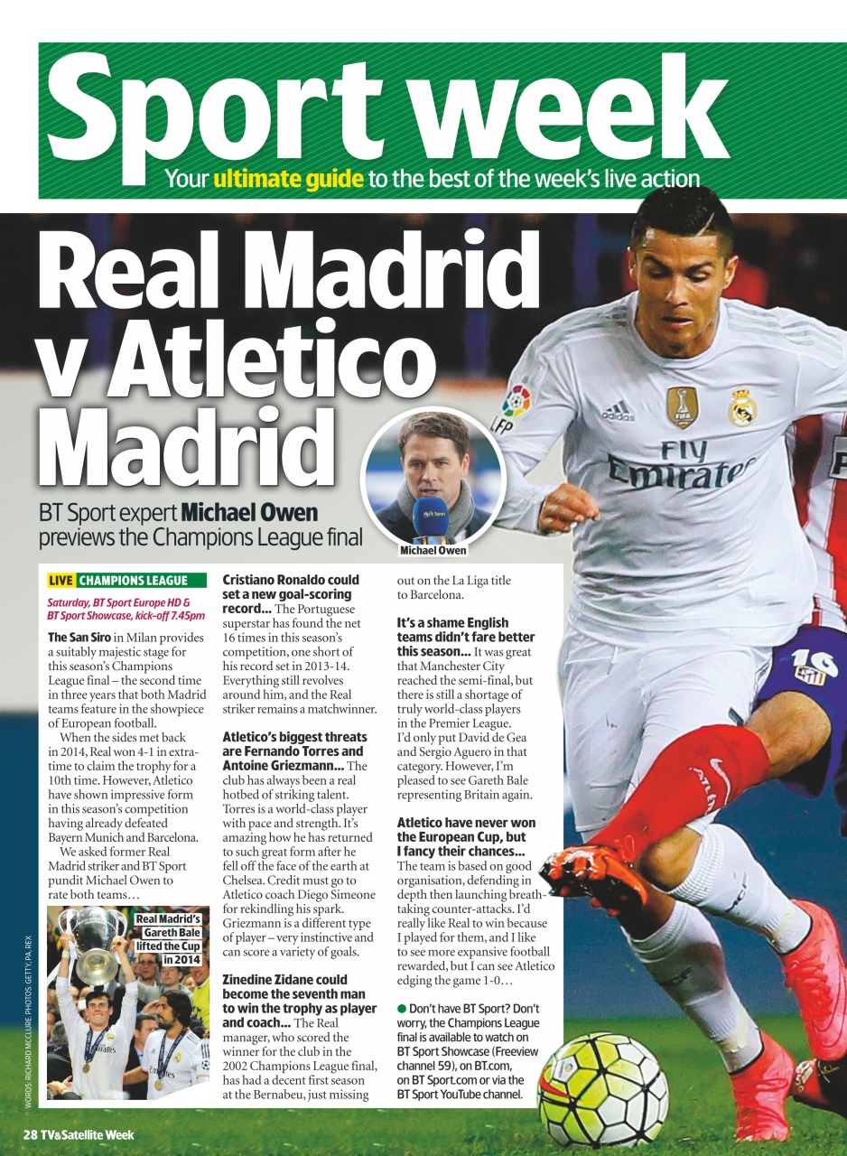 TV & Satellite Week Preview Pages