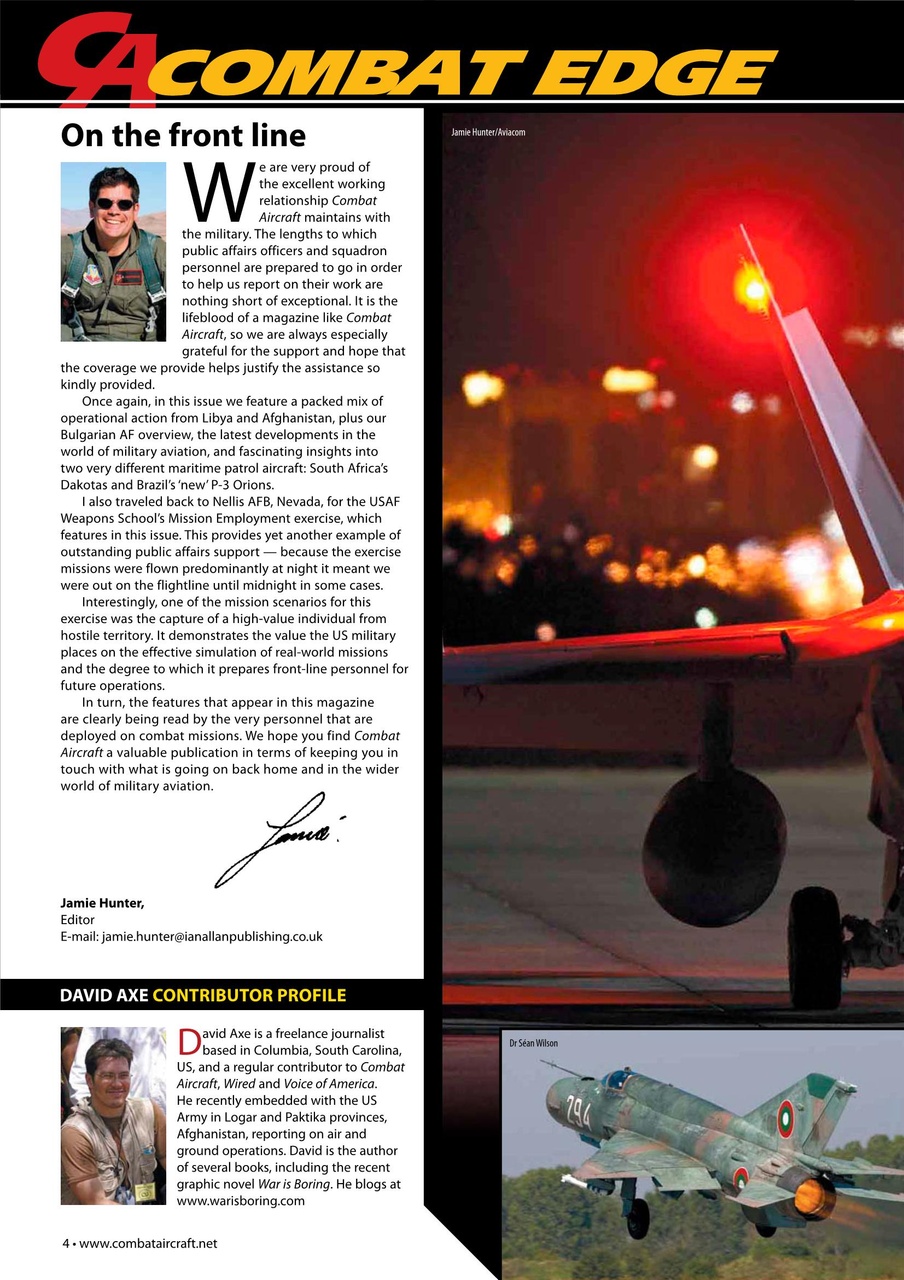 Combat Aircraft Journal Preview Pages