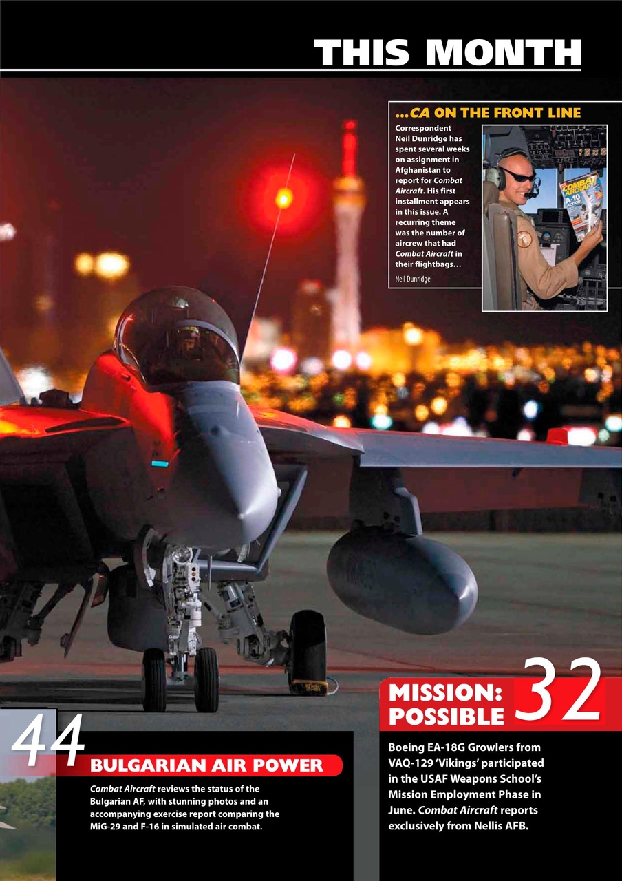 Combat Aircraft Journal Preview Pages
