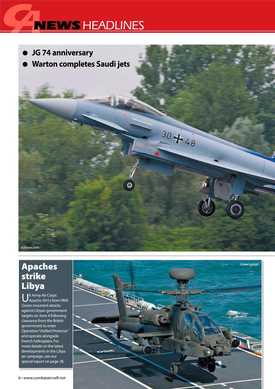 Combat Aircraft Journal Preview Pages
