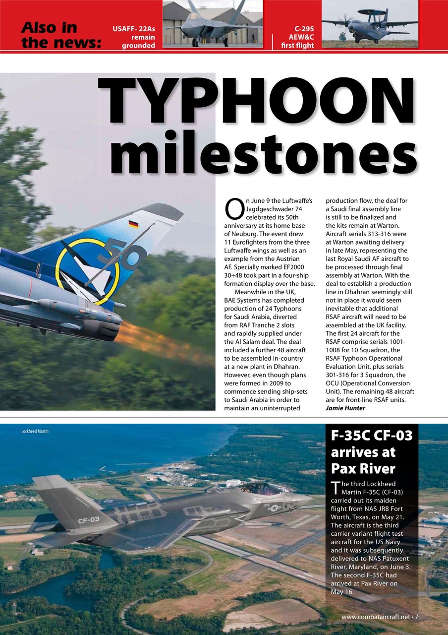 Combat Aircraft Journal Preview Pages