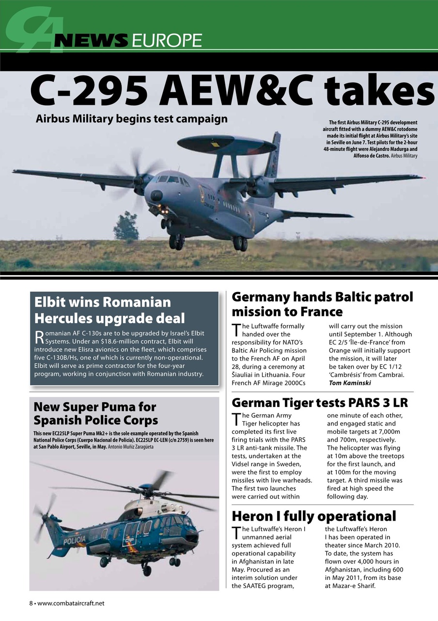 Combat Aircraft Journal Preview Pages