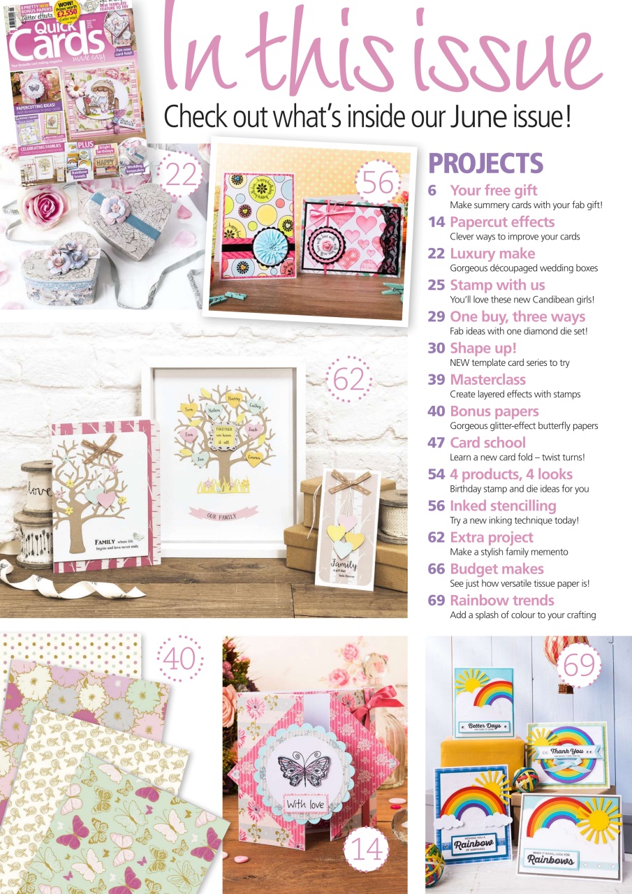 Quick Cards Made Easy Preview Pages