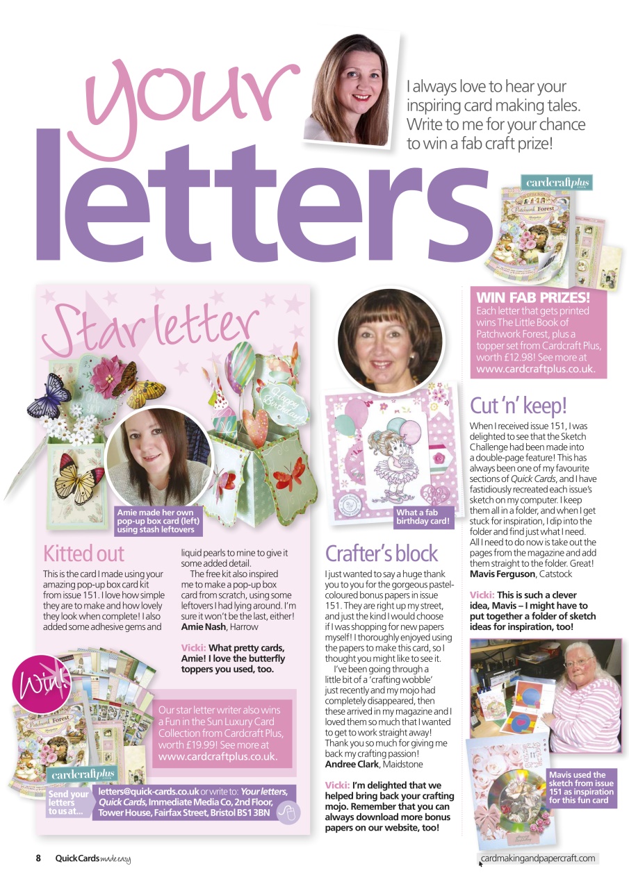 Quick Cards Made Easy Preview Pages