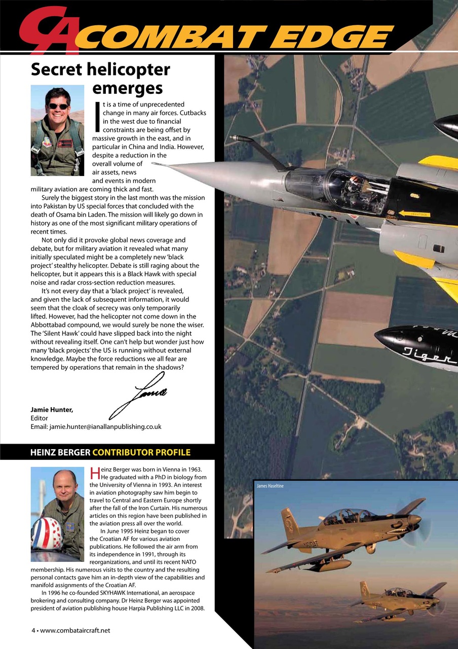 Combat Aircraft Journal Preview Pages