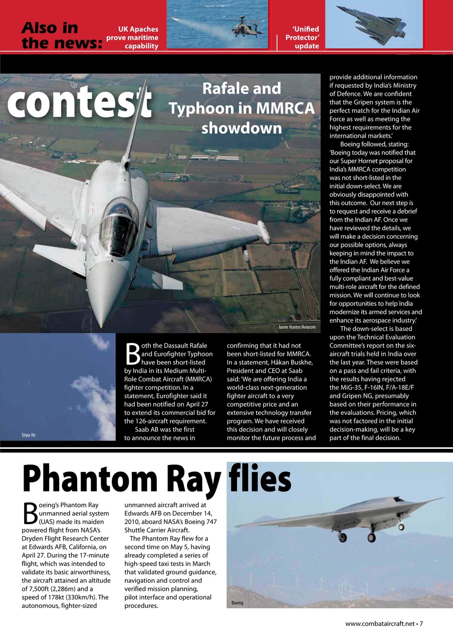 Combat Aircraft Journal Preview Pages