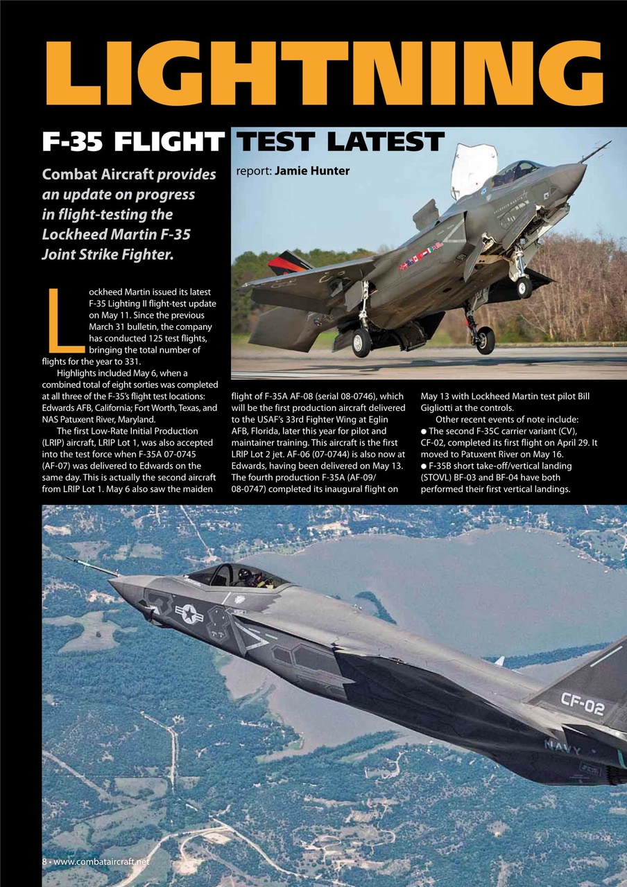 Combat Aircraft Journal Preview Pages