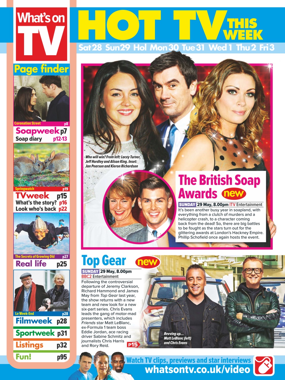 What's on TV Preview Pages