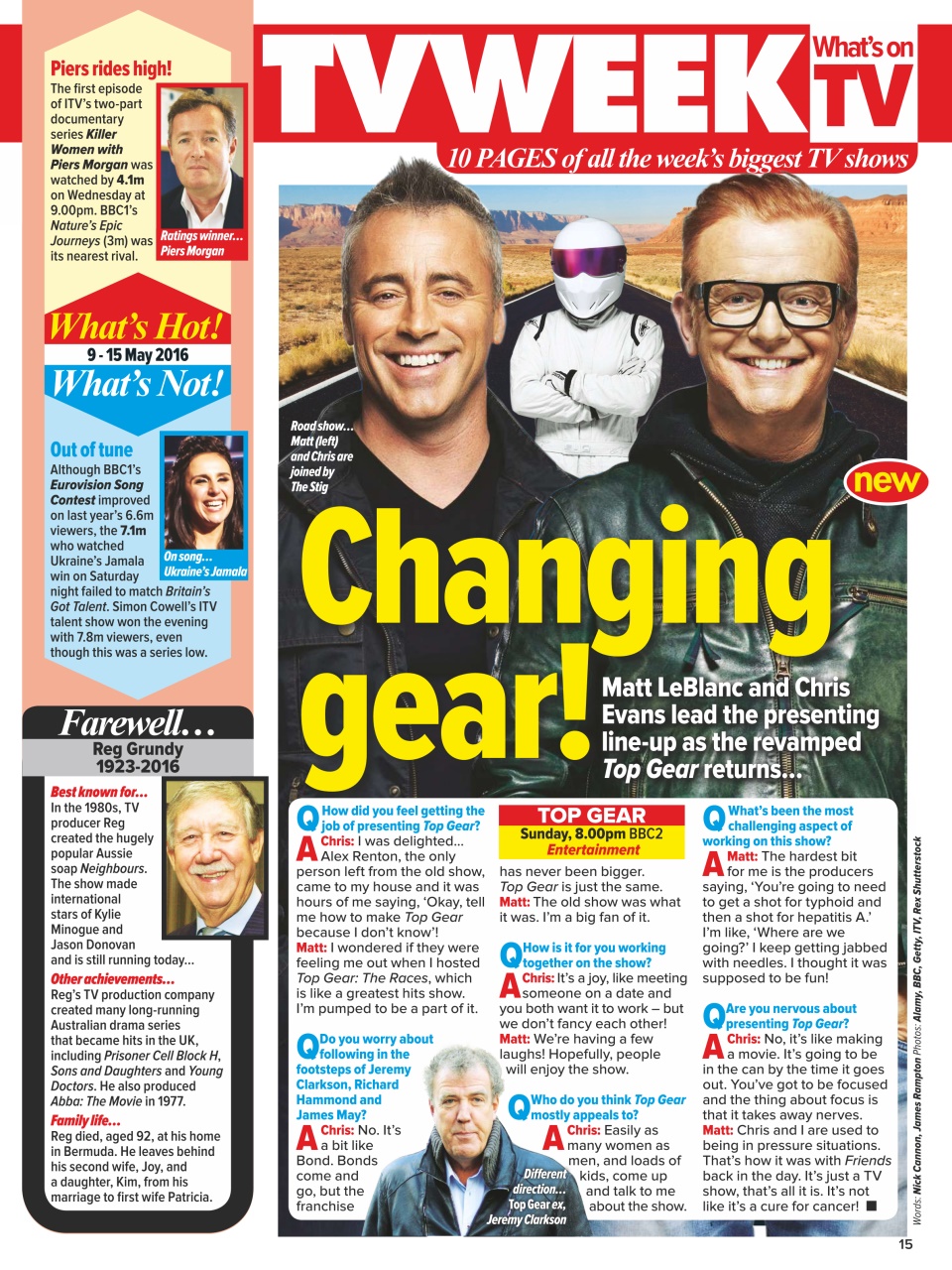 What's on TV Preview Pages