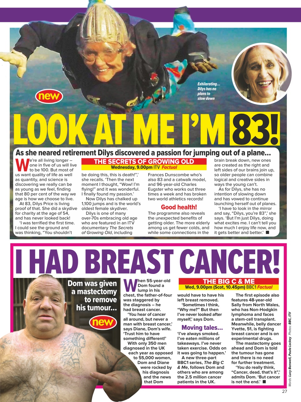 What's on TV Preview Pages