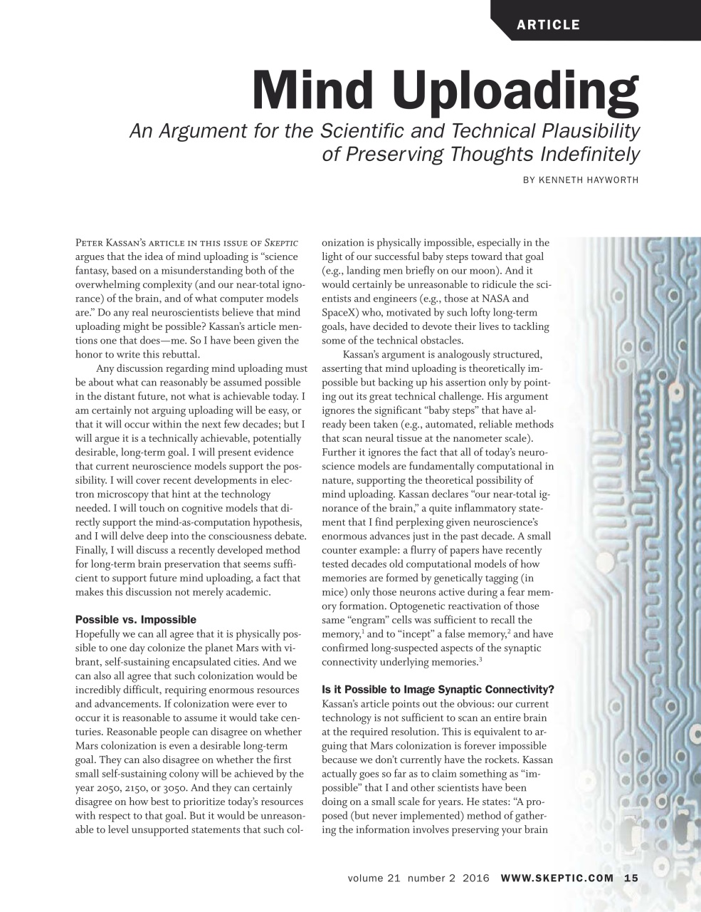 Skeptic Preview Pages