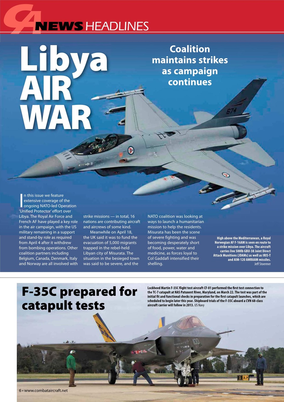 Combat Aircraft Journal Preview Pages