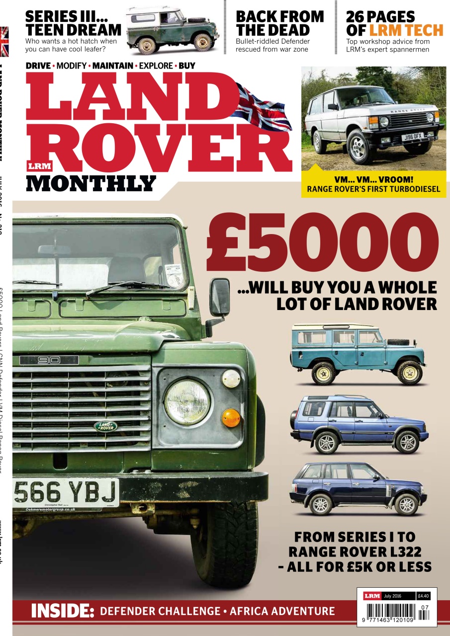 Land Rover Monthly Preview Pages