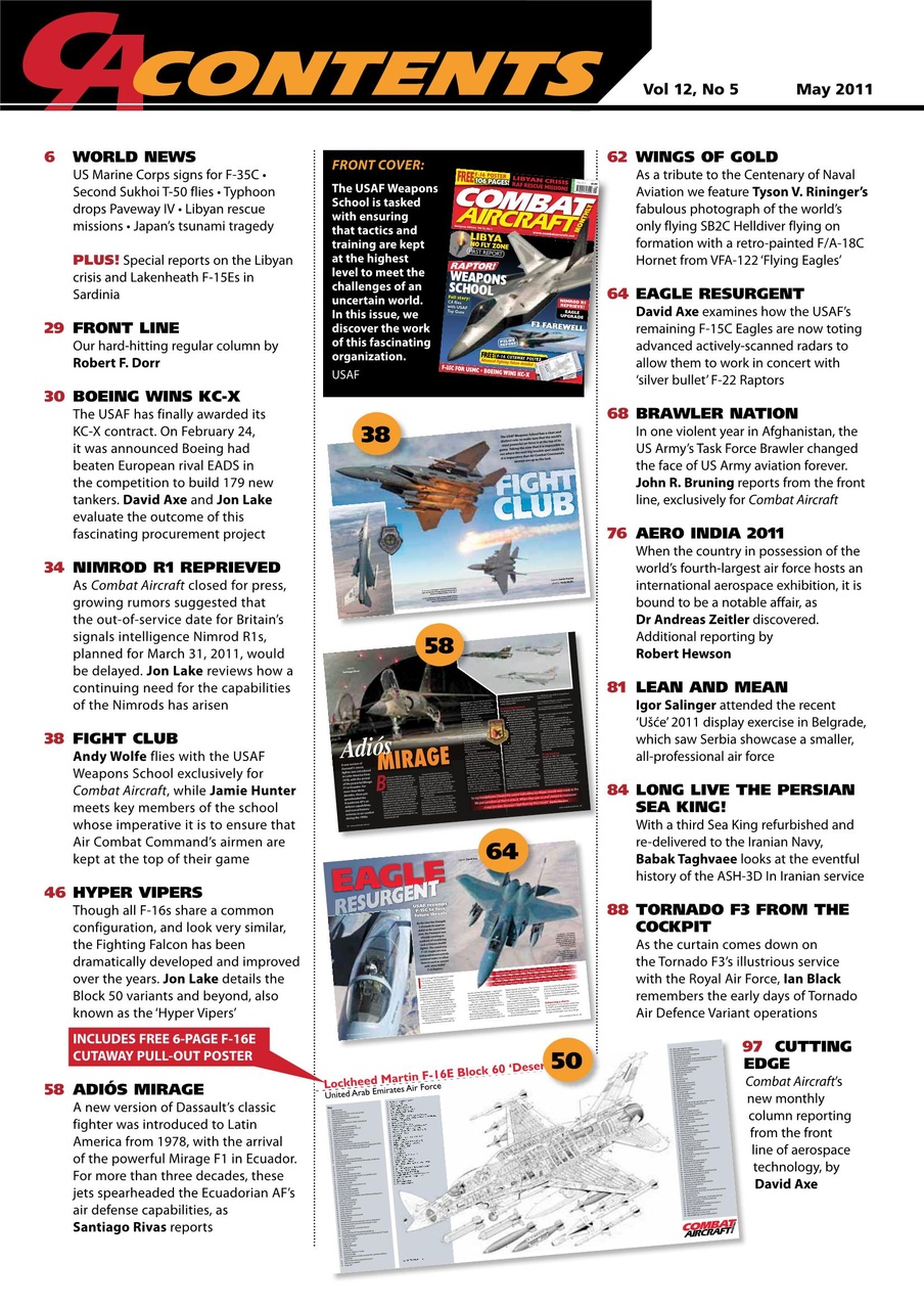 Combat Aircraft Journal Preview Pages