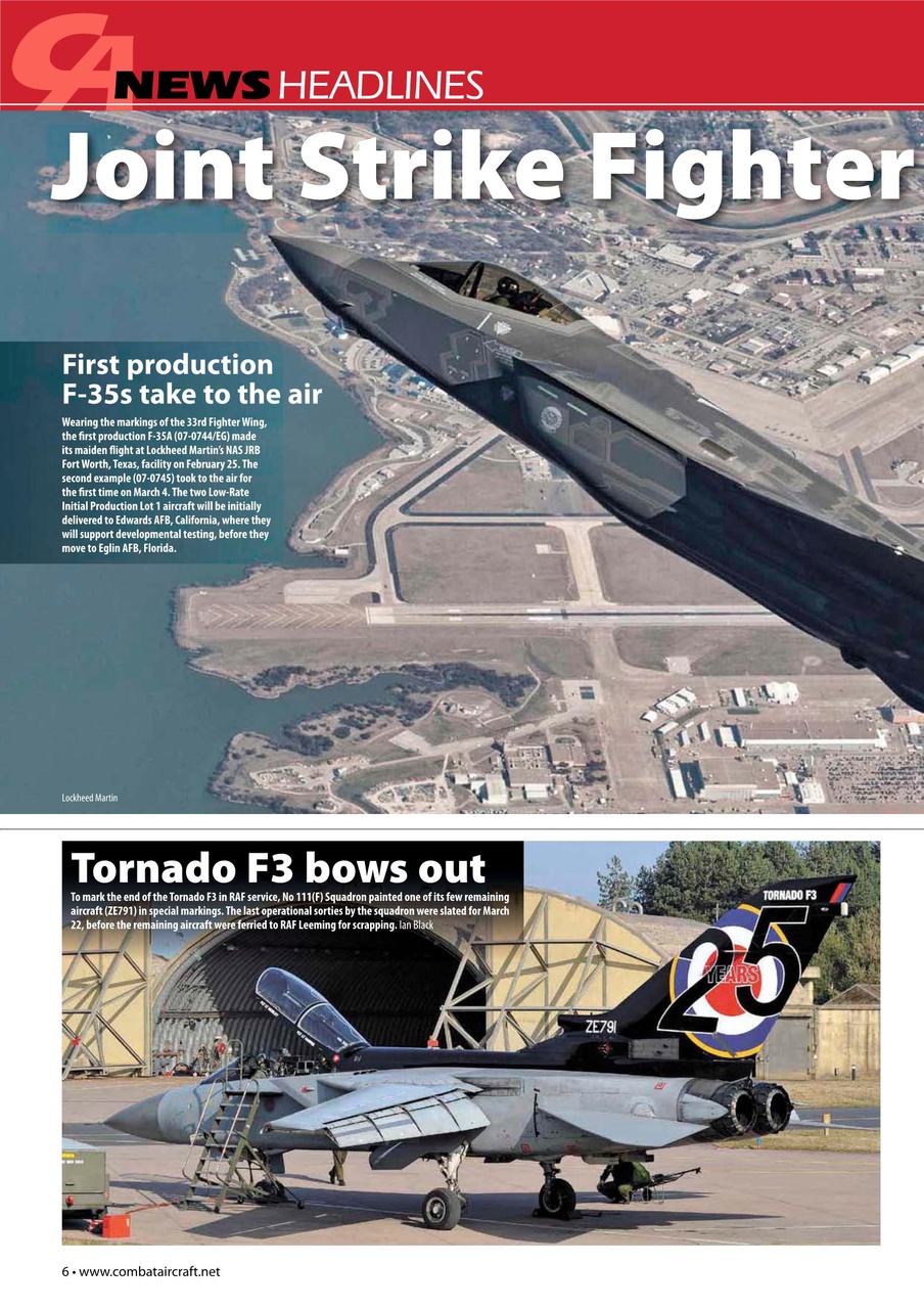 Combat Aircraft Journal Preview Pages