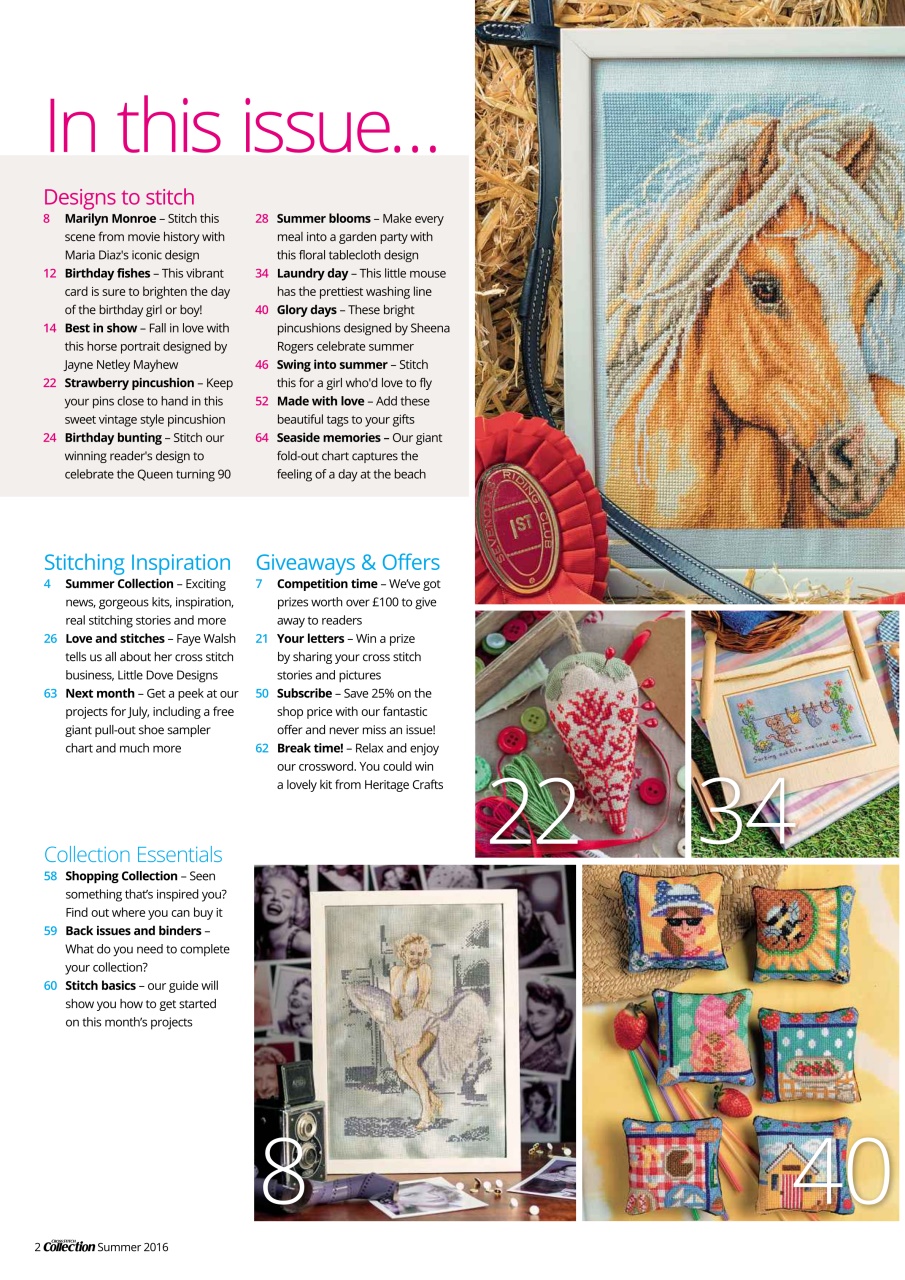 Cross Stitch Collection Preview Pages