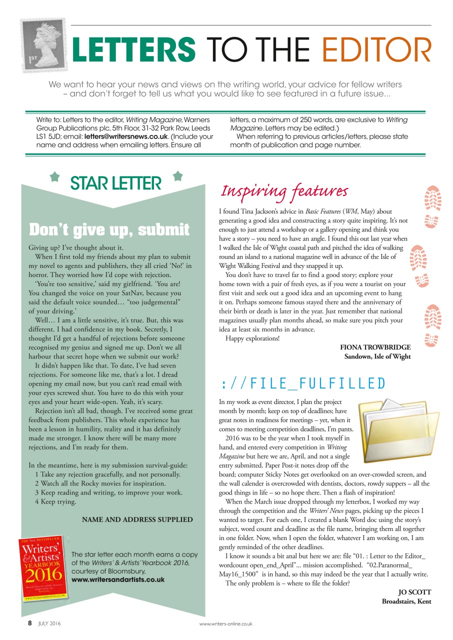 Writing Magazine Preview Pages