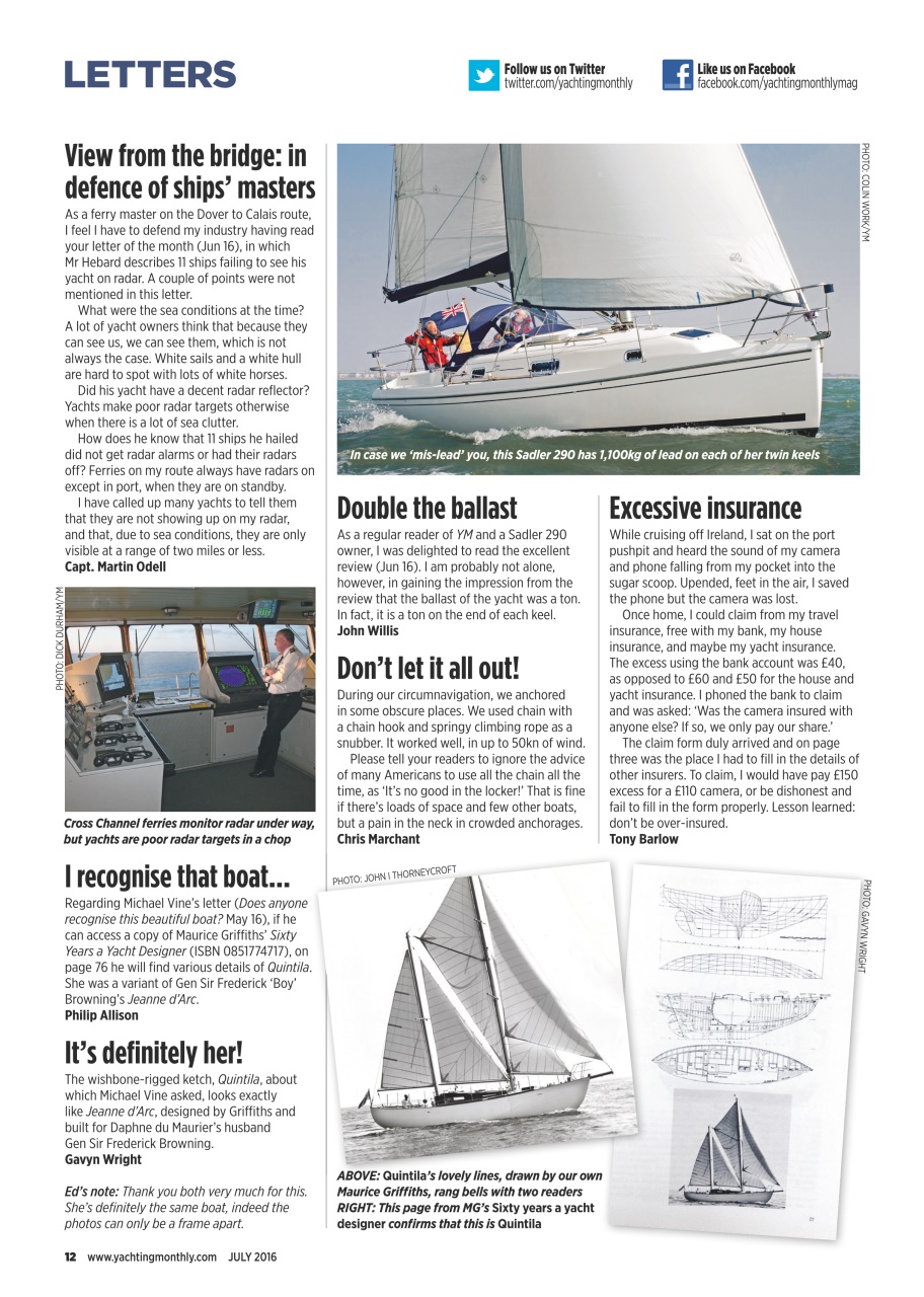 Yachting Monthly Preview Pages