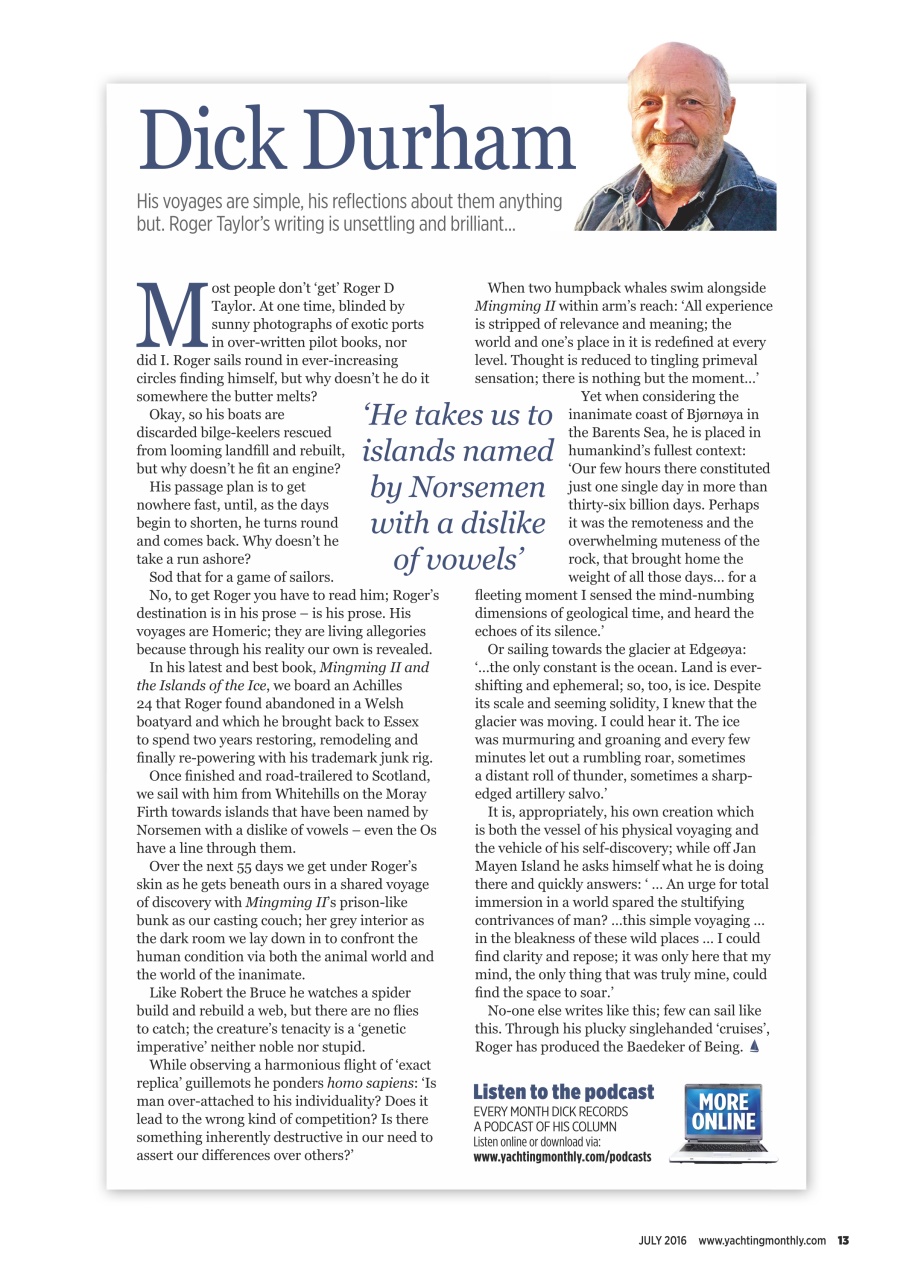 Yachting Monthly Preview Pages