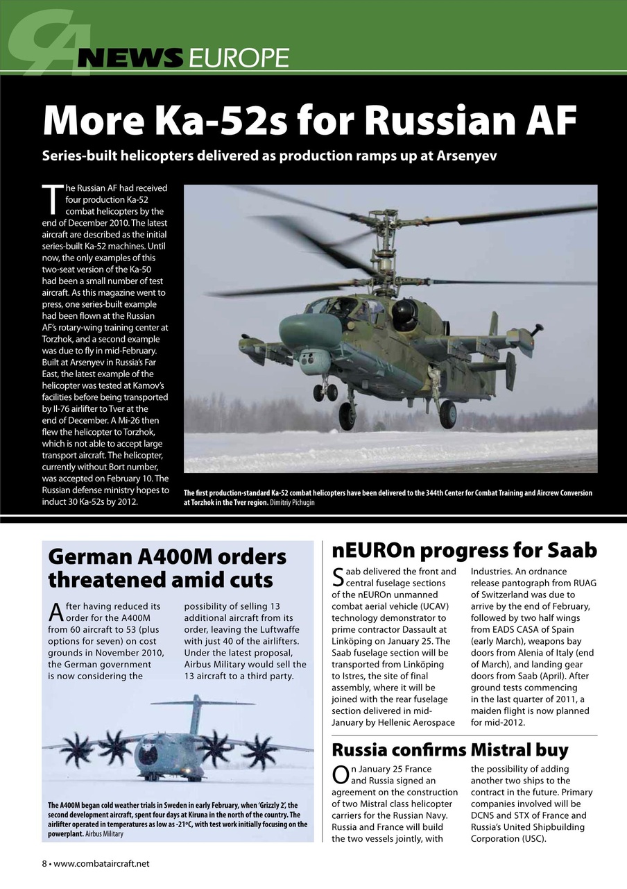 Combat Aircraft Journal Preview Pages