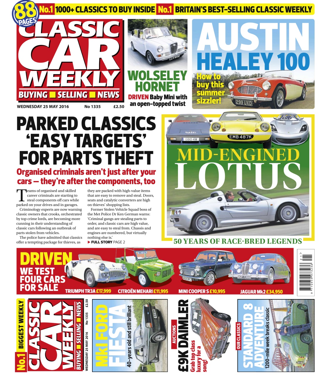 Classic Car Weekly Preview Pages