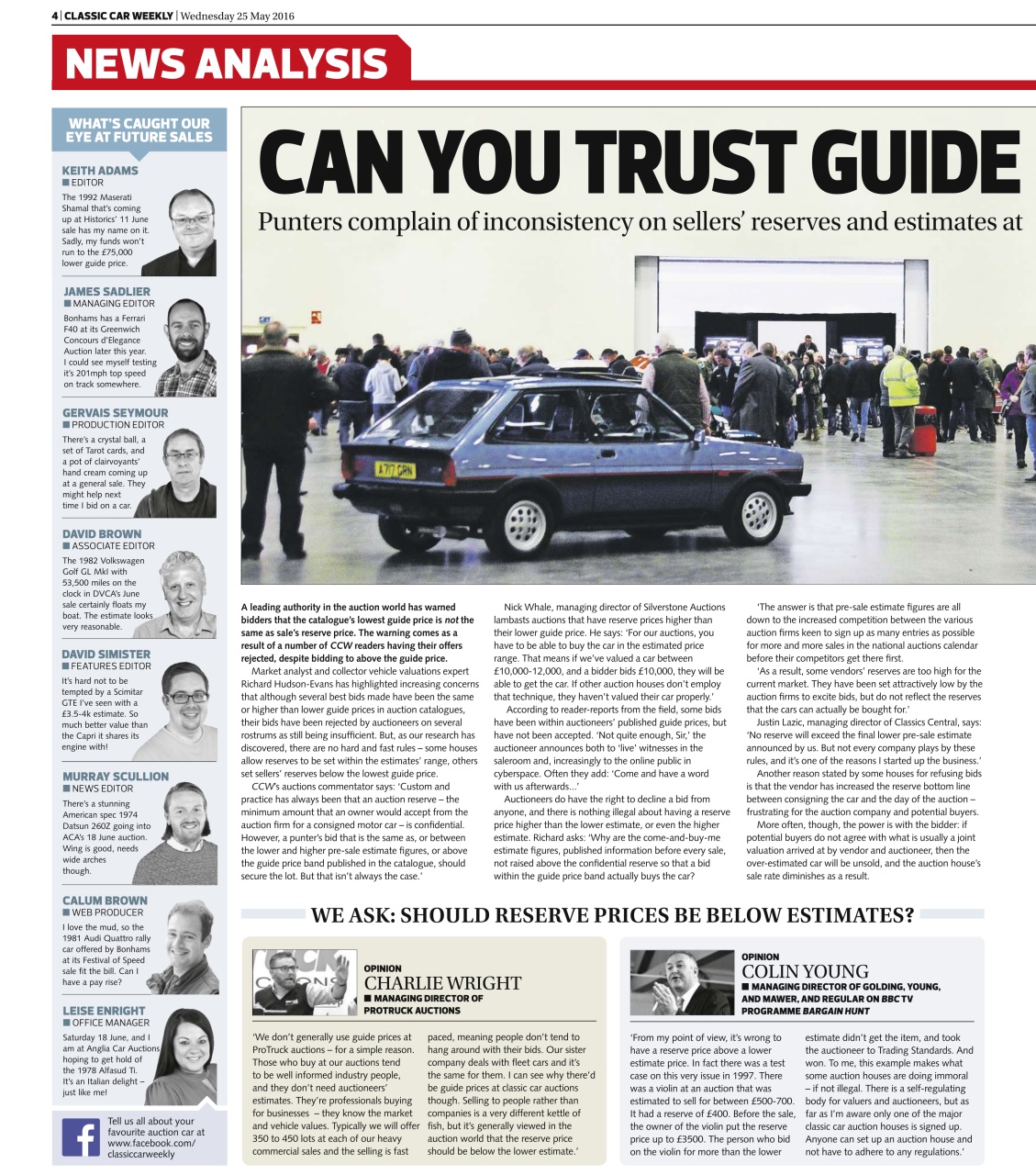 Classic Car Weekly Preview Pages