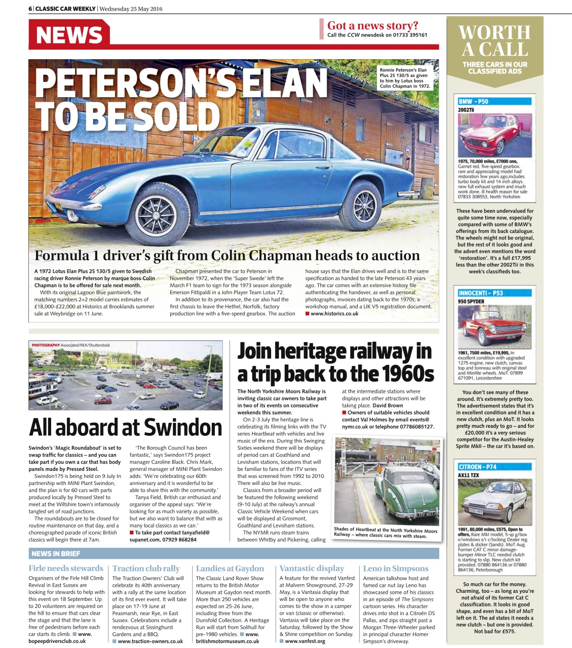 Classic Car Weekly Preview Pages