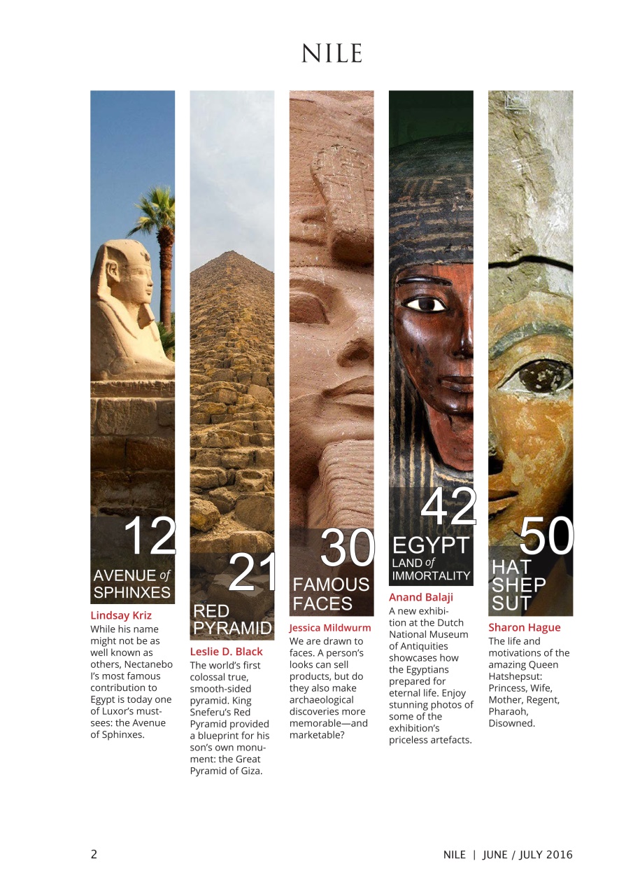 Nile Magazine Preview Pages