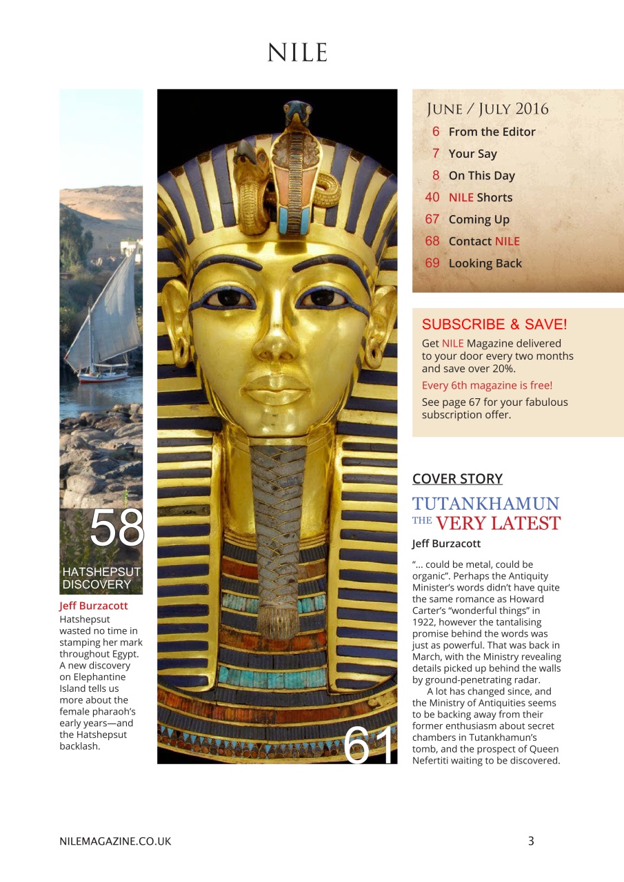 Nile Magazine Preview Pages