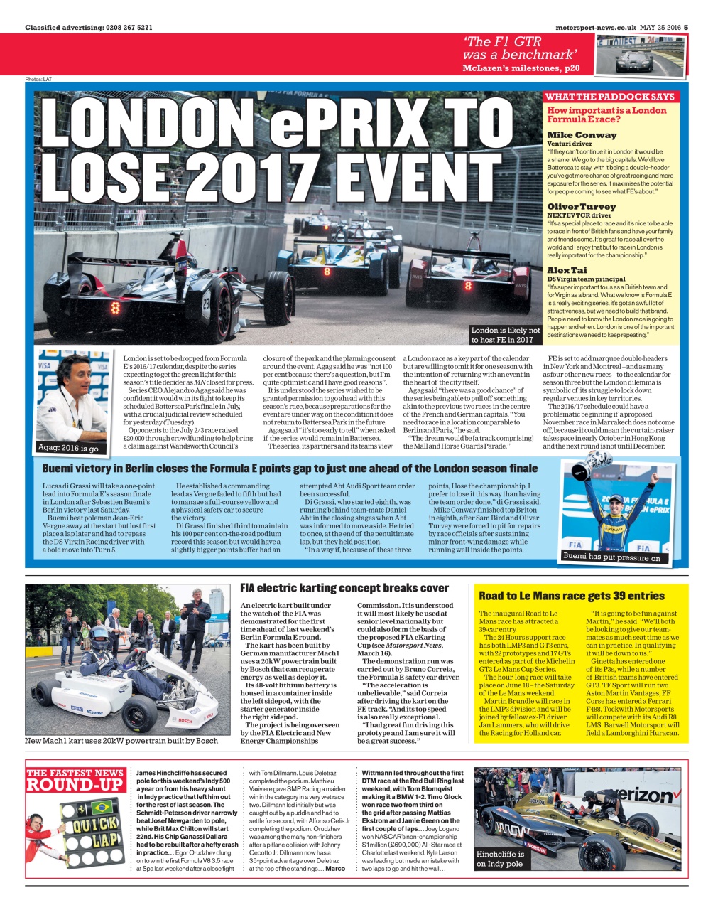 Motorsport News Preview Pages