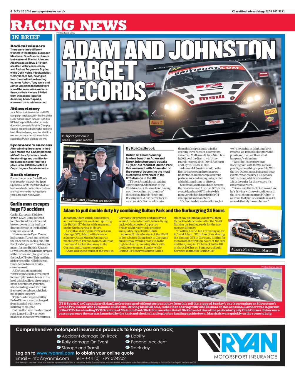 Motorsport News Preview Pages