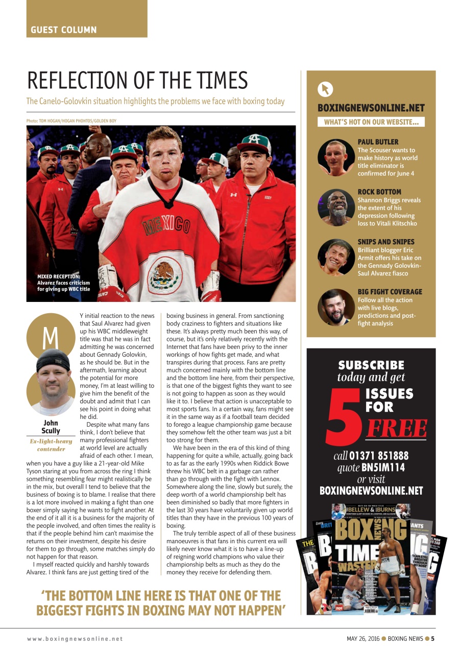 Boxing News Preview Pages