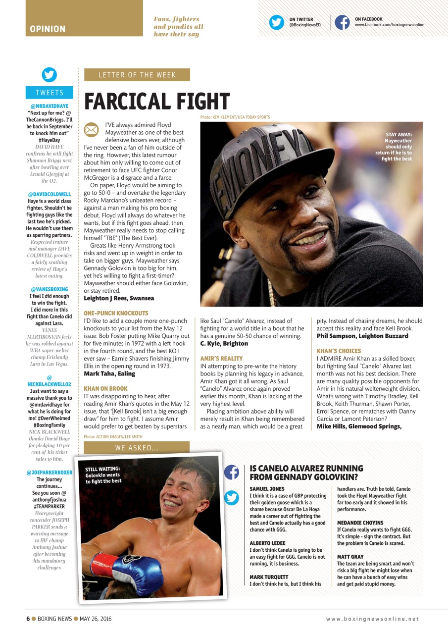 Boxing News Preview Pages