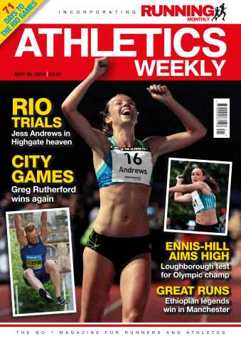 AW – Athletics Weekly Magazine issue 26/05/2016