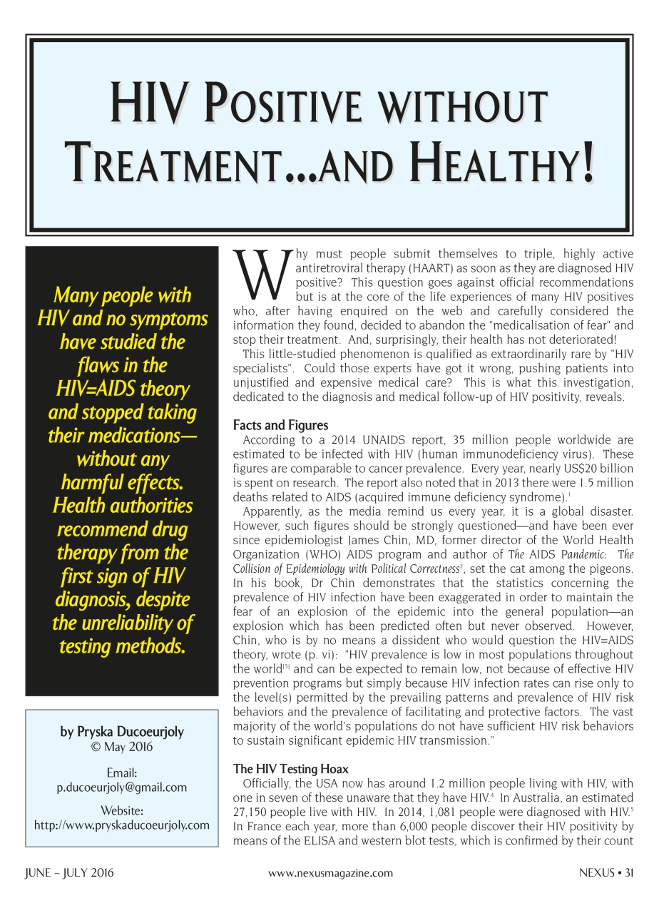 Nexus Magazine Preview Pages