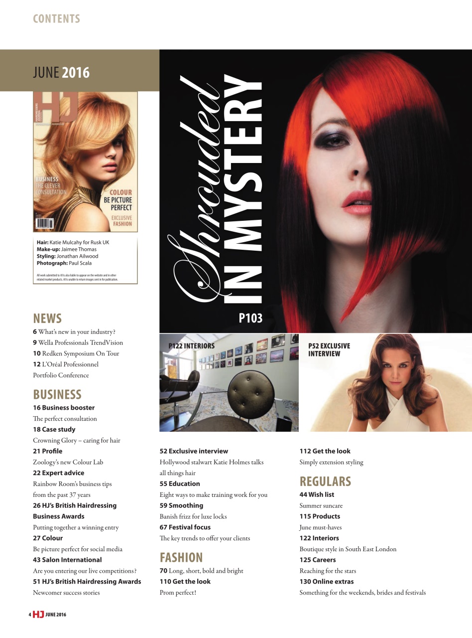 Hairdressers Journal Preview Pages